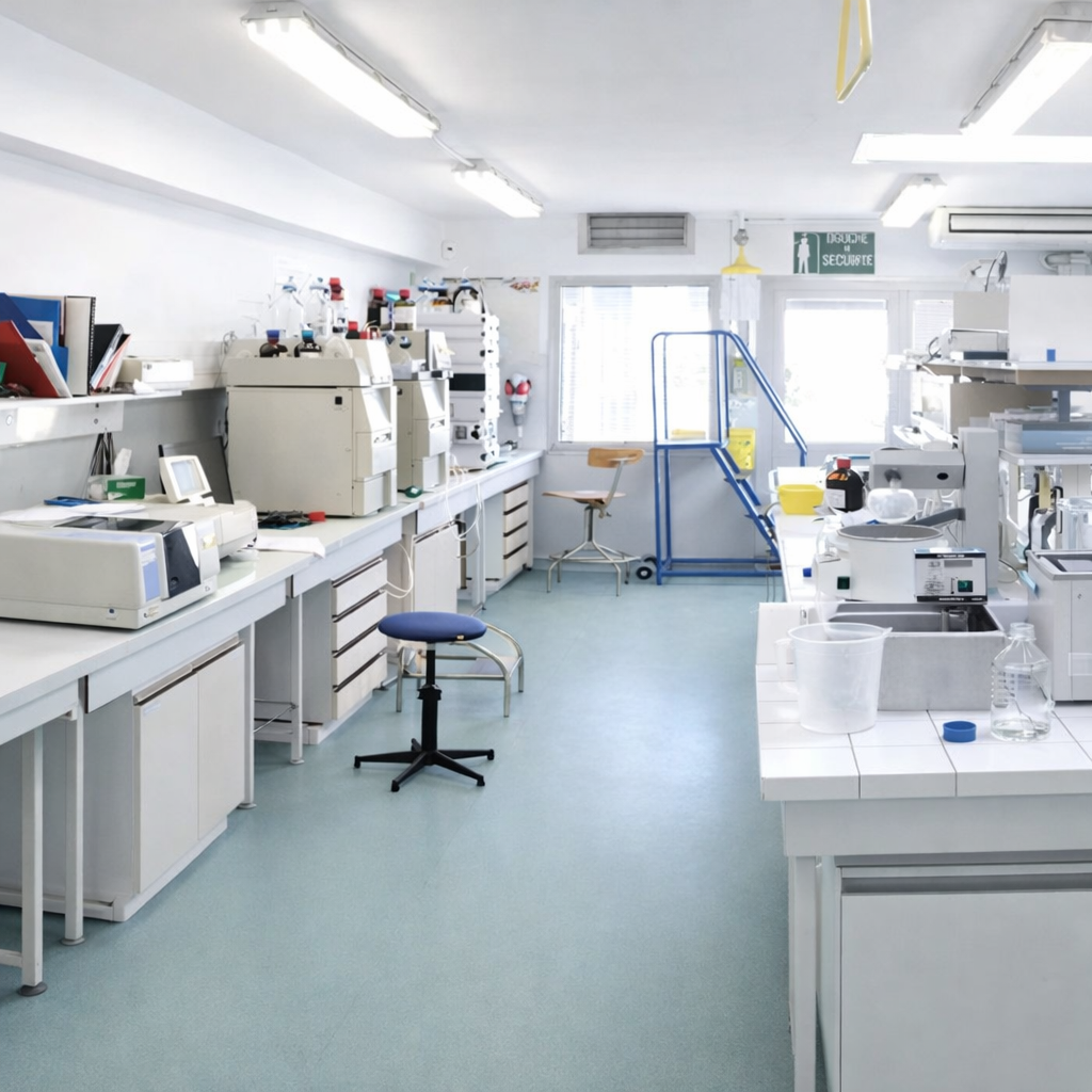 Équipement de laboratoire pour le contrôle analytique